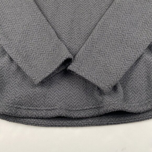 Columbia 1/4 Snap Hooded Sweater Women’s L Pullover Gray Pockets Outdoor - Picture 11 of 11